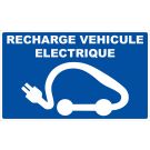 Panneau Recharge véhicule électrique - Rigide 330x200mm - 4162140