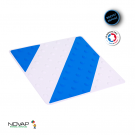 Dalle podotactile intérieure/extérieure Bleu/Blanc - Novap
