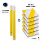 Kit Piétons - Tubes Jaune - Dalles Jaune/Blanc - Novap