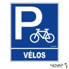 Panneau Parking vélos - Rigide 330x400mm - Novap