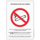 Panneau Interdiction de fumer - Rigide A4 - 4600024