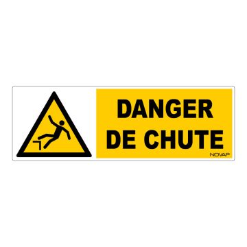 Panneau Danger de chute - Rigide 450x150mm - 4030753