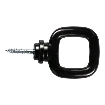 Crochet ferme a vis PA Noir - Novap