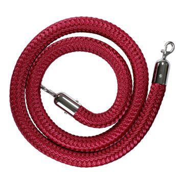 Cordon à mousqueton de 2 m Bordeaux - Novap