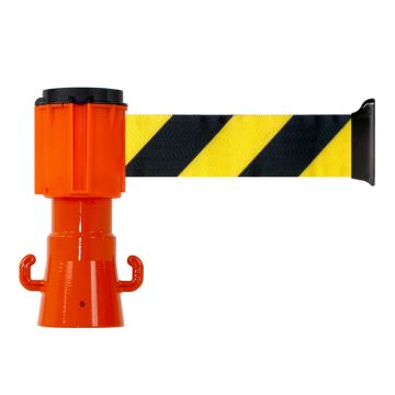 Dérouleur de sangle Jaune/Noir pour cônes - Novap