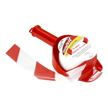 Dérouleur de ruban 50mmx100m Rouge-Déroulvit' - Novap 