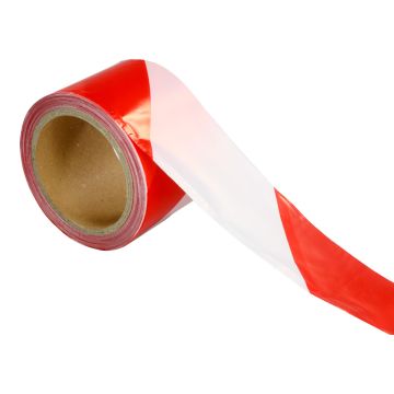 Ruban haute résistance 65mmx100m Rouge/Blanc - Novap