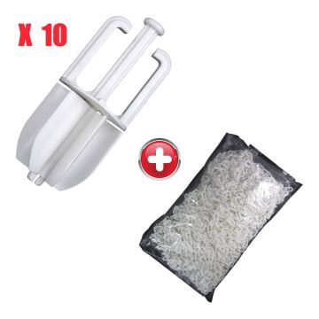 Kit crochets adaptables sur cône + chaîne - S1 - Novap