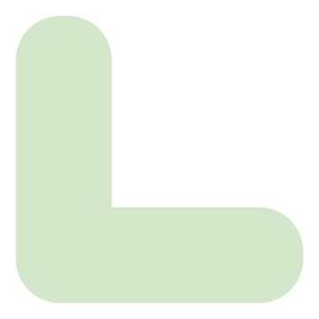 Marquage au sol - angle photolum 150 x 150mm - Novap