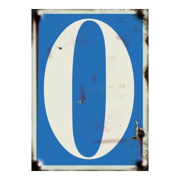 N°0 - vintage rigide adhésif fond bleu - 4004204