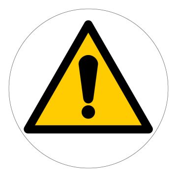 Disques danger général pour sol - Novap