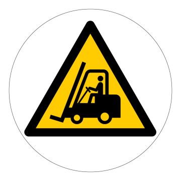 Disques danger chariot élévateur pour sol - Novap