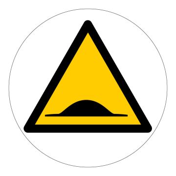 Disques danger ralentisseur pour sol - Novap