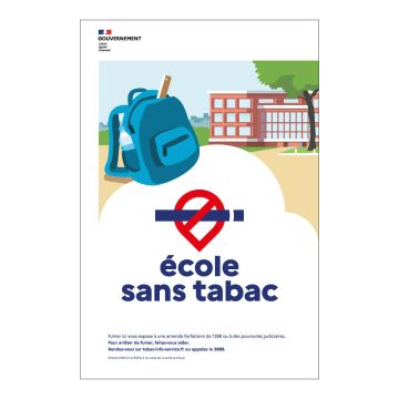 Panneau Espace Sans Tabac Ecole