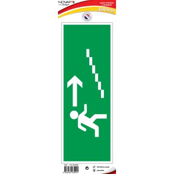 Panneau Escalier montée droite - Vinyle adhésif 330x120mm - 4035901