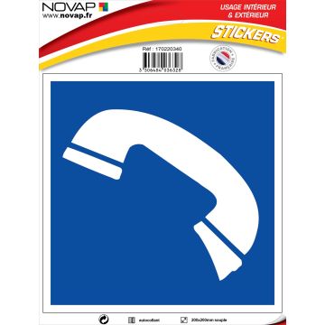 Panneau Téléphone - Vinyle adhésif 200x200mm - 4036328