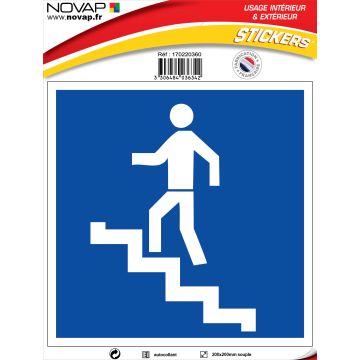 Panneau Escalier montée - Vinyle adhésif 200x200mm - 4036342
