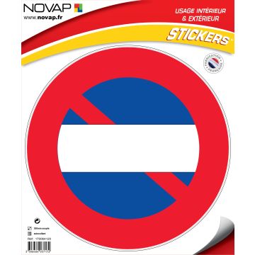 Défense de stationner + zone neutre - Adhésif Ø300mm - 4037172