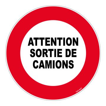 Panneau Sortie de camions - Rigide Ø450mm - 4080161