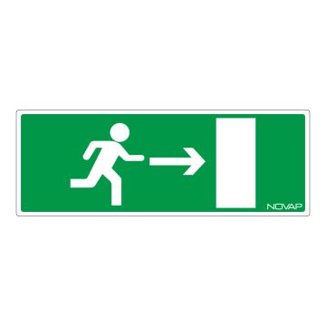 Panneau Sortie droite - Rigide 330x120mm - 4140445