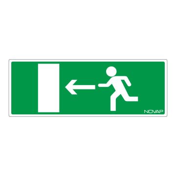 Panneau Sortie gauche - Rigide 330x120mm - 4140452