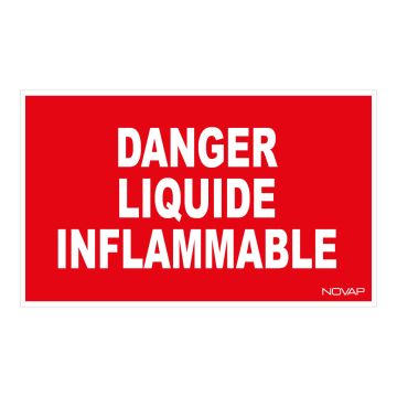 Panneau Danger liquide inflammable - Rigide 330x200mm - 4160207