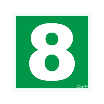 N°8 - 200x200mm - Rigide Vert - 4220536