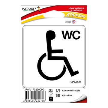 Stickers adhésif - WC handicapés - 4230788