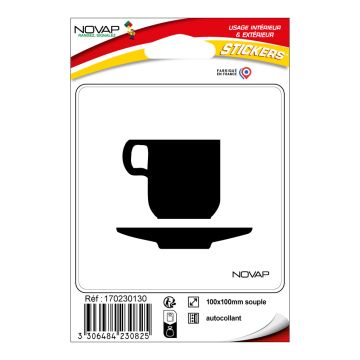 Pictogramme adhésif - Café - Novap