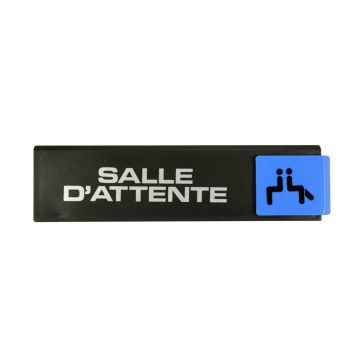 Plaque de porte Salle d'attente - Europe design 175x45mm - 4260631
