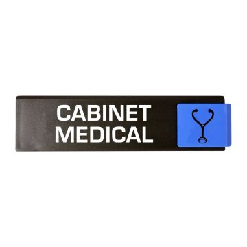 Plaque de porte Cabinet medical - Europe design 175x45mm - 4260945