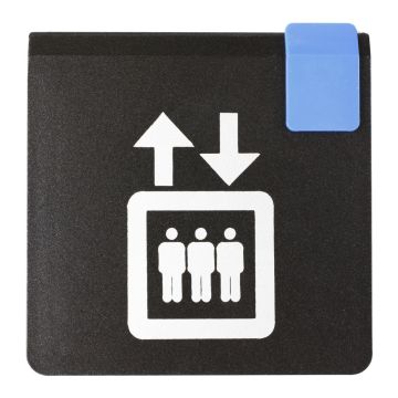 Plaque de porte Ascenseur - Europe design 95x95mm - 4270012