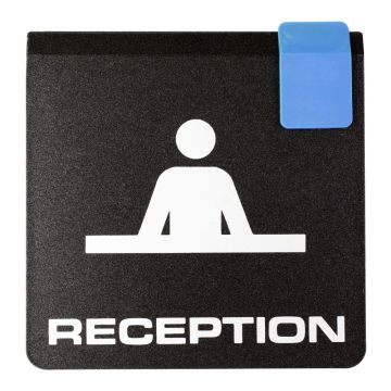 Plaque de porte Réception - Europe design 95x95mm - 4270111