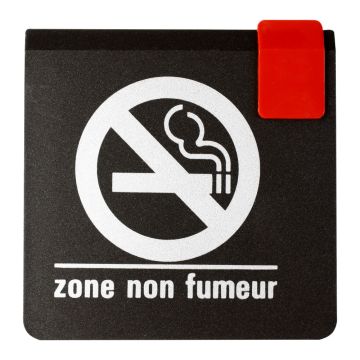 Plaque de porte Zone non fumeur - Europe design 95x95mm - 4270227