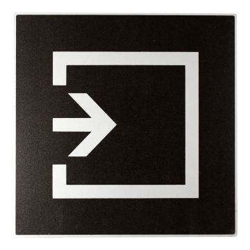 Plaque de porte Entrée - Europe design 200x200mm - Novap