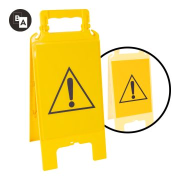 Chevalet de signalisation modulable jaune - Danger - Novap