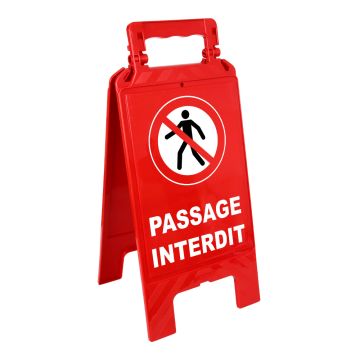 Chevalet Passage interdit - Novap