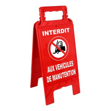 Chevalet Interdit aux véhicules de manutention - Novap