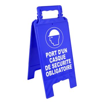 Chevalet Port d'un casque de sécurité obligatoire - Novap