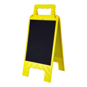 Chevalet effaçable Ardoise - Jaune - Novap