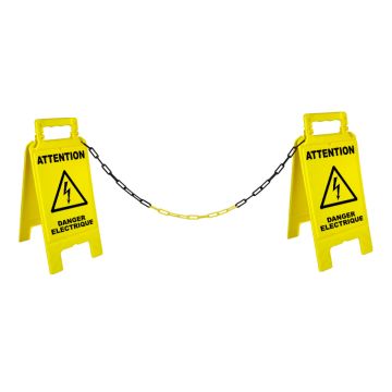 Kit Danger électrique + 5m de chaine Ø6mm - Novap