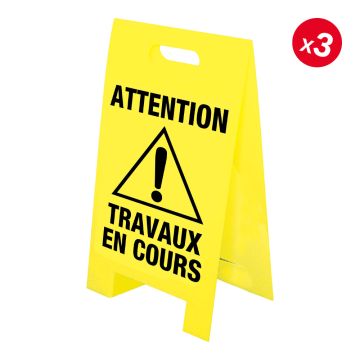 Lot chevalets Eco travaux en cours - 4295015