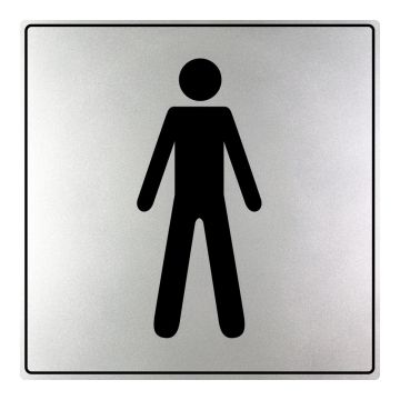 Plaquette toilettes hommes - ISO 7001 - NOVAP
