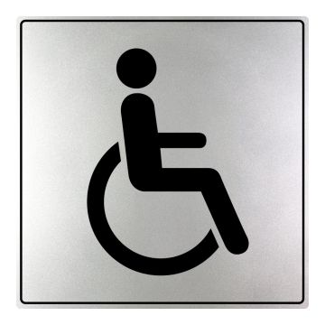 Plaques de porte Toilettes handicapés - ISO 7001 - Novap