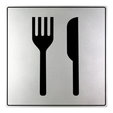 Plaquette restaurant - ISO 7001 - NOVAP