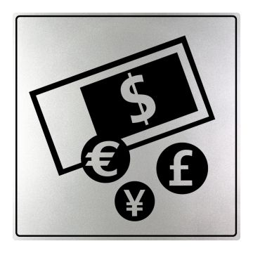 Plaquette Plaquette Bureau de change - ISO 7001 - NOVAP