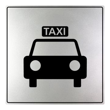 Plaquette Taxi - ISO 7001 - NOVAP