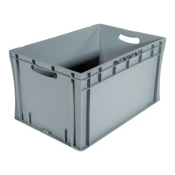 Bac palettisable norme Europe - Poignées ouvertes - 600x400x320 mm - 64 litres - 5000182