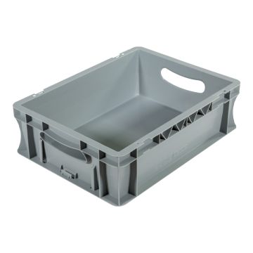 Bac palettisable norme Europe - Poignées ouvertes - 400x300x120 mm - 11 litres - 5000205