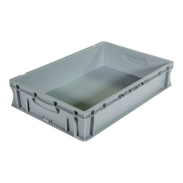 Bac palettisable norme Europe - Poignées fermées - 600x400x120 mm - 23 litres - 5000250